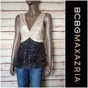 BCBGMAXAZRIA Silk Top
